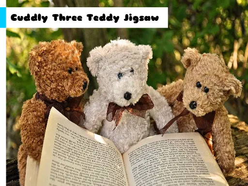 Cuddly Three Teddy Jigsaw