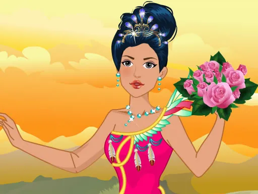 Native American Princess Wedding Dress up