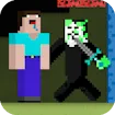 Noob vs Hacker Zombie